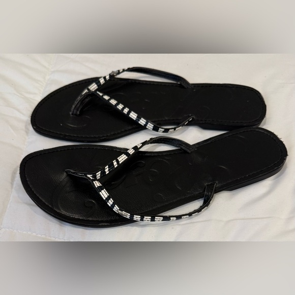 **Reef Blondie Sandals – Black & White Striped – Women’s Size 9** - Picture 5 of 5